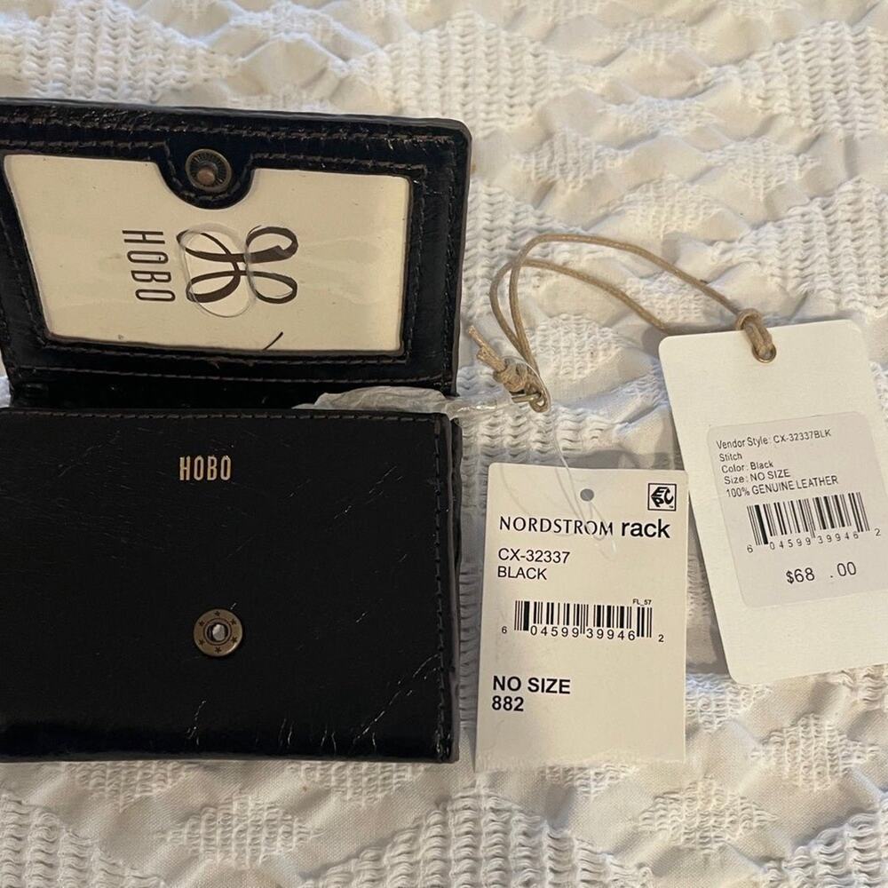 Hobo womens cardholder Wallet black NEW with tags - Picture 7 of 12